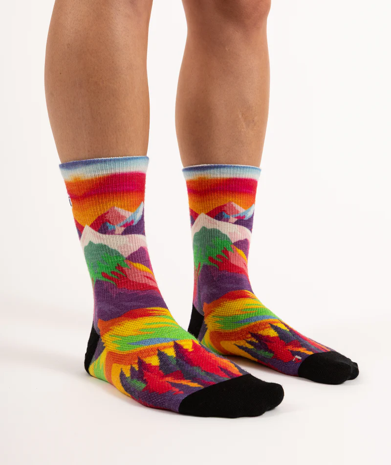 Nature Trip Merino Wool Lite Crew Socks - Image 3