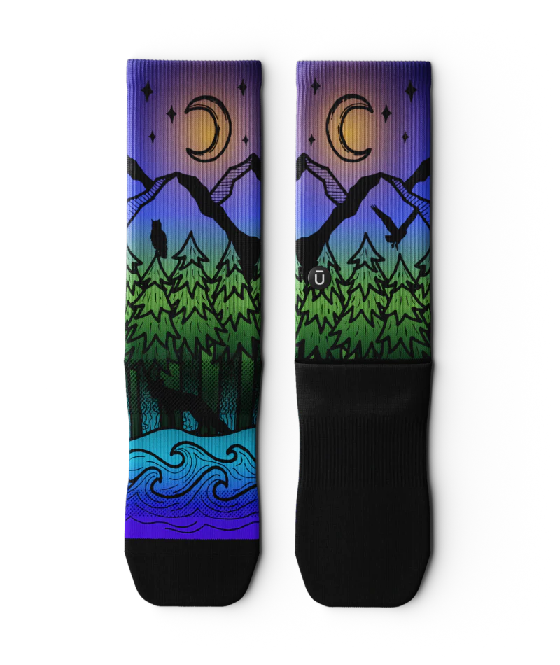 Nightfall Athletic Crew Socks 3-Pack - Image 5