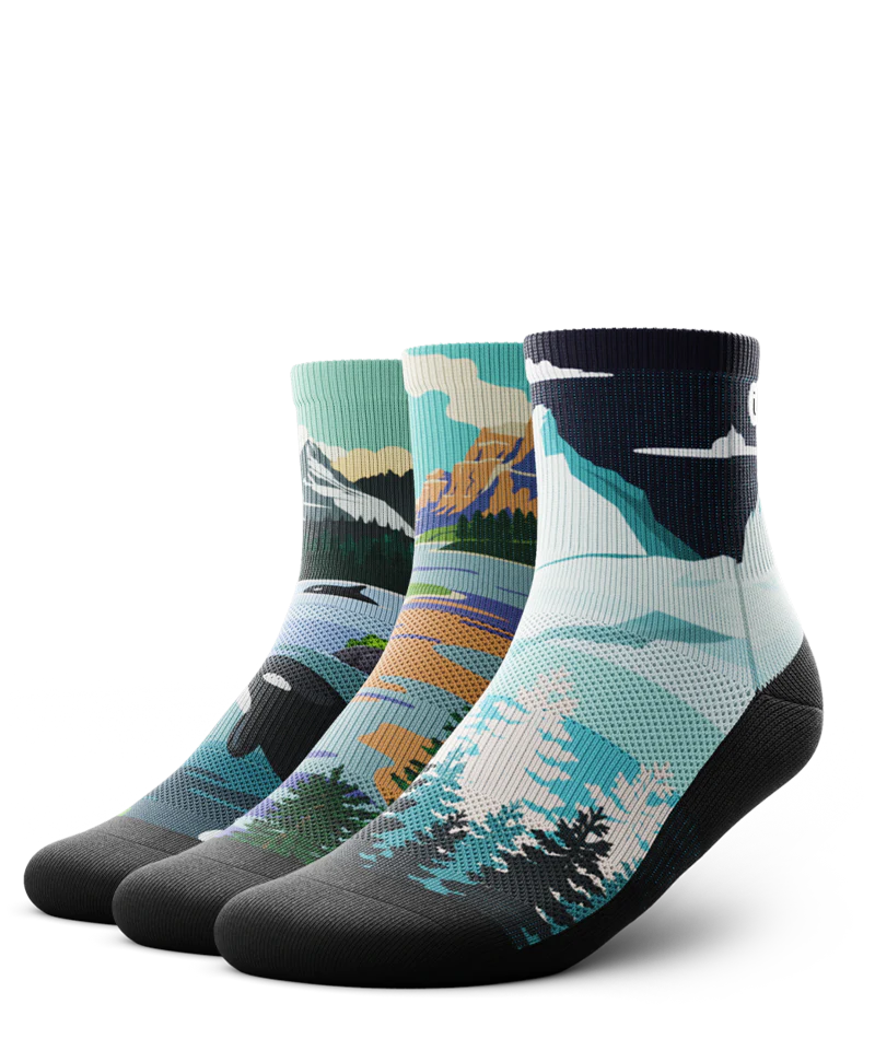 Northern Trip Athletic Quarter Socks 3-Pack - Image 2