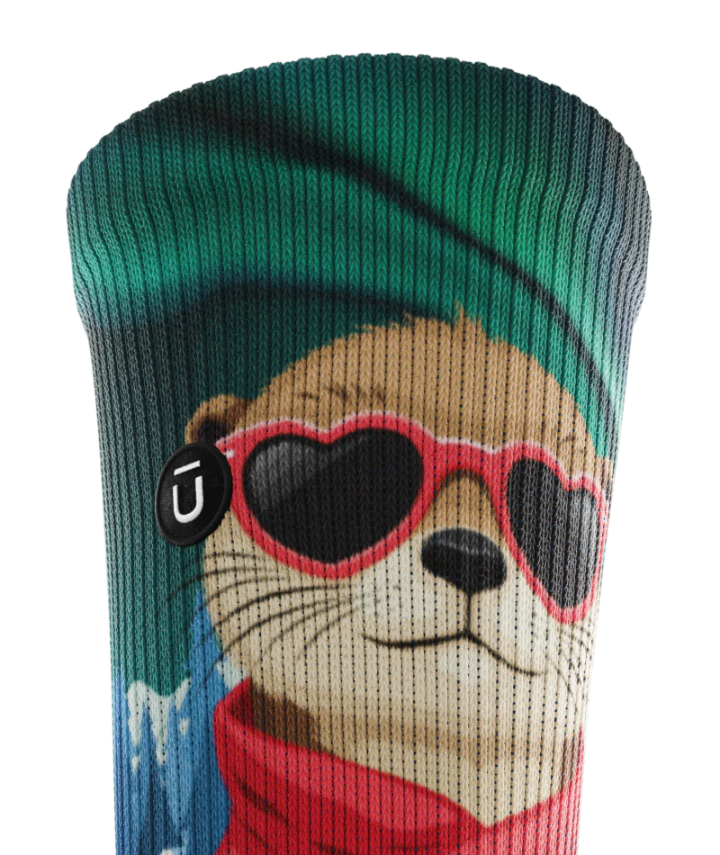 Otterly in Love Athletic Crew Socks - Image 8