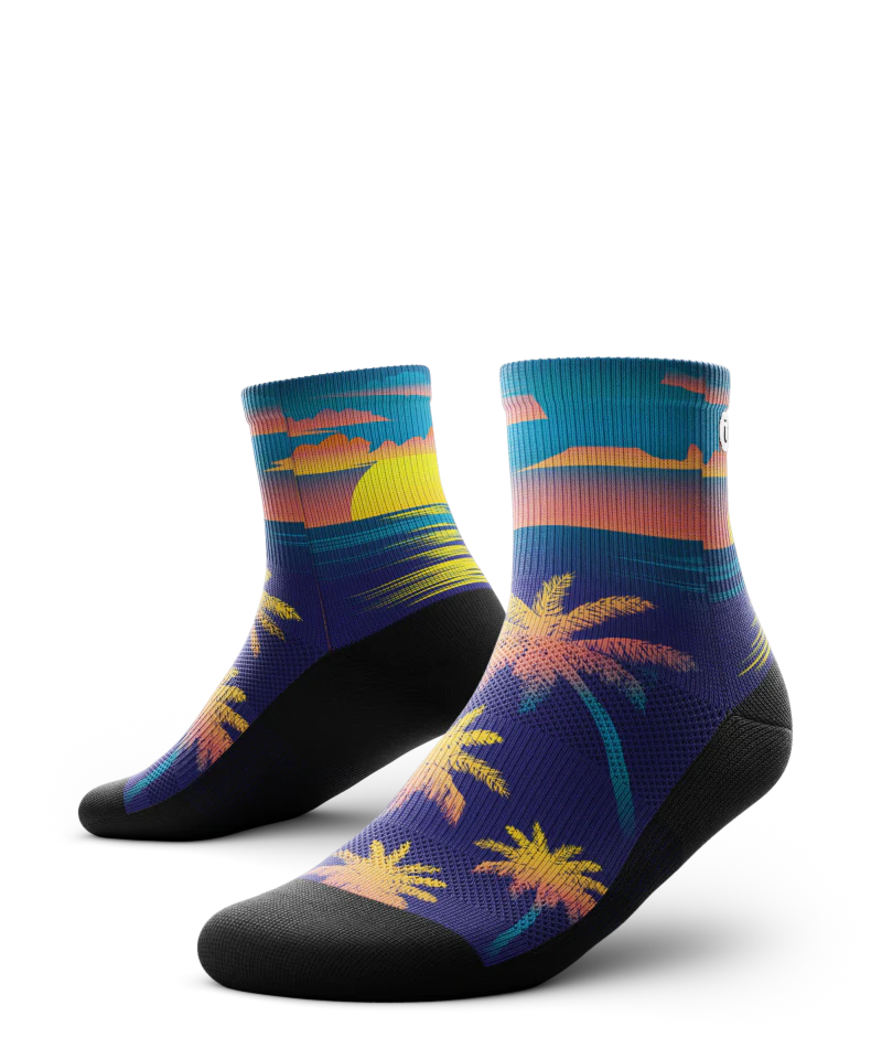 Paradise Athletic Quarter Socks - Image 2