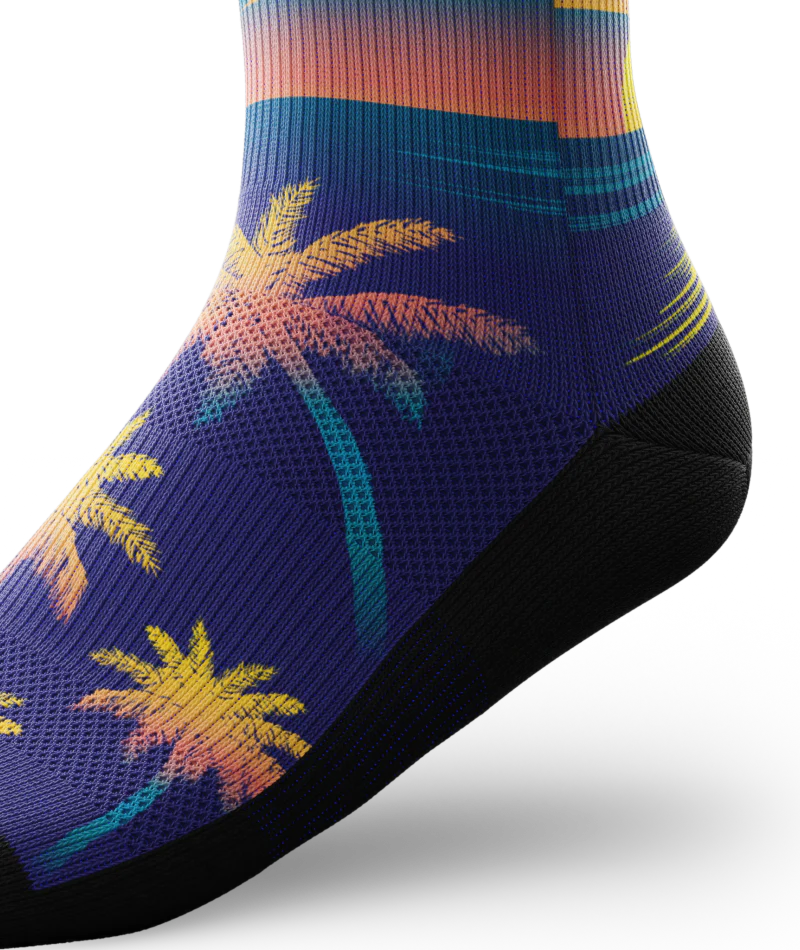 Paradise Athletic Quarter Socks - Image 5
