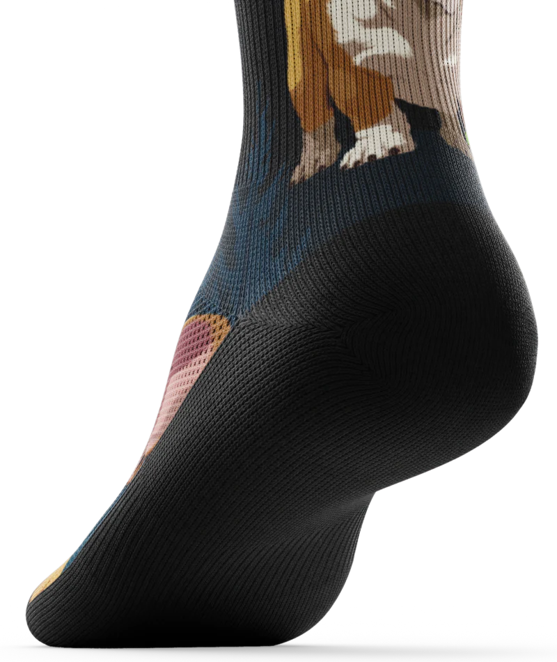 Paws Malone Athletic Crew Socks - Image 4
