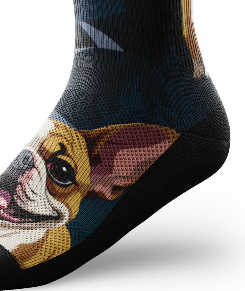 Paws Malone Athletic Crew Socks - Image 7