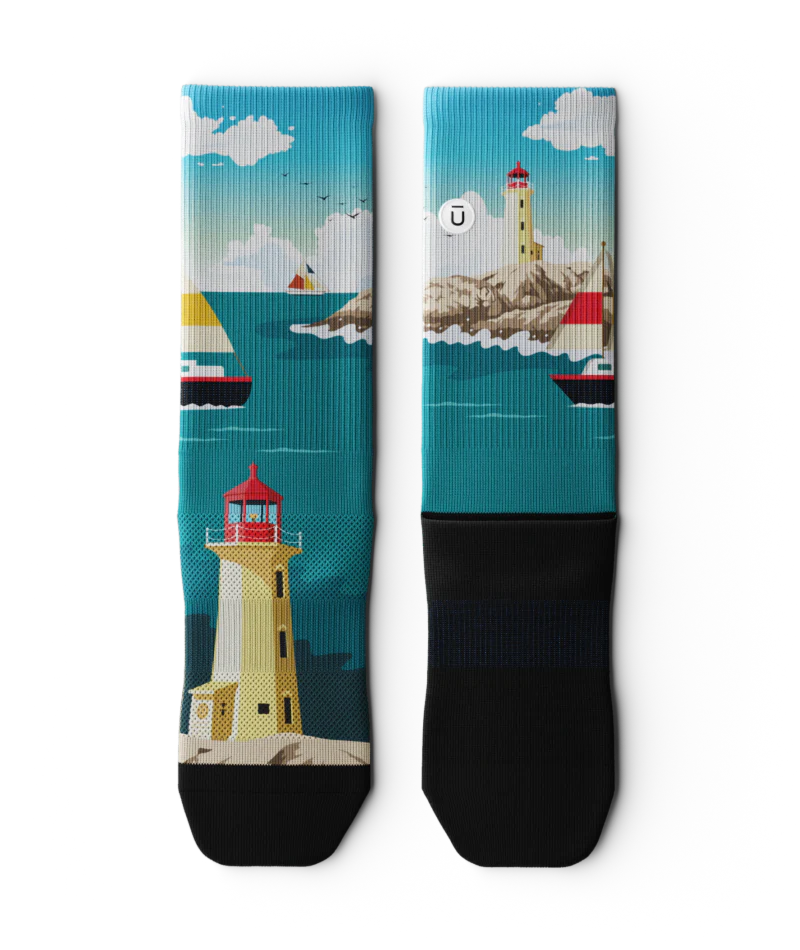 Peggy's Cove Athletic Crew Socks
