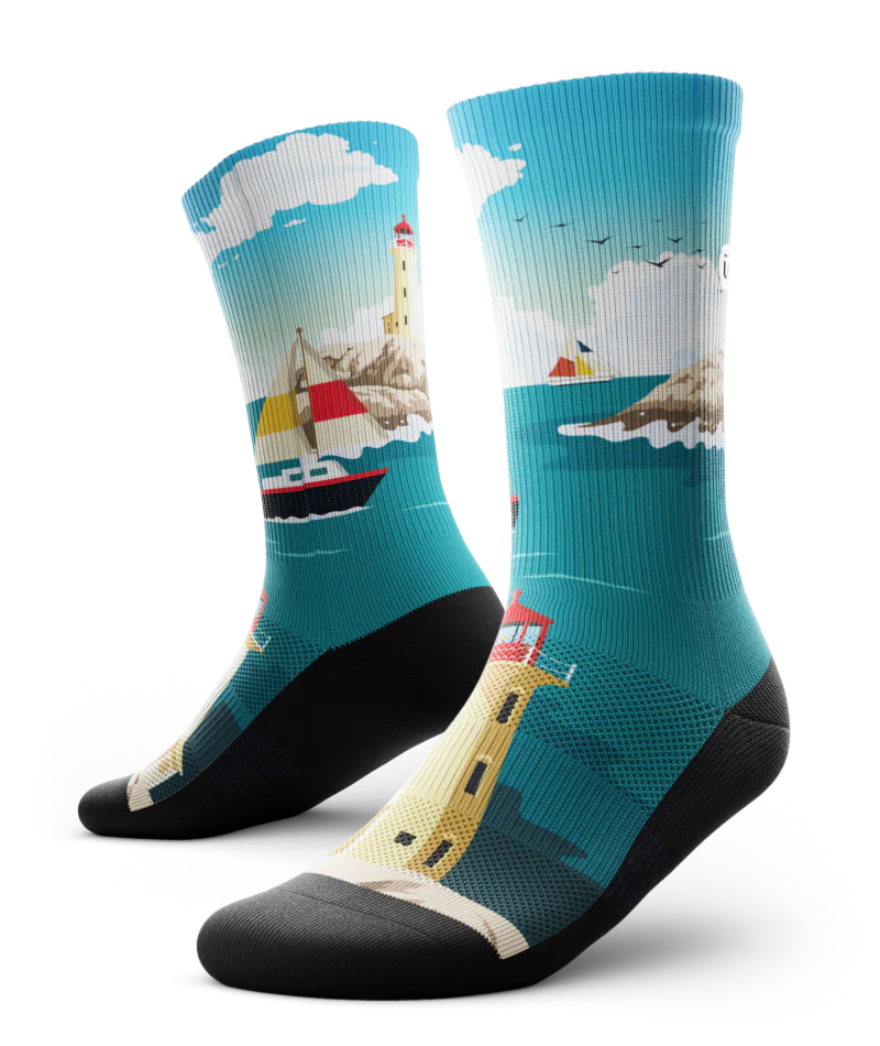 Peggy's Cove Athletic Crew Socks - Image 2