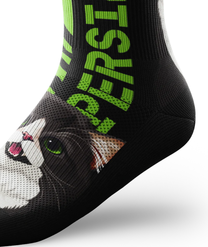 Persian Tuxedo Athletic Crew Socks - Image 7