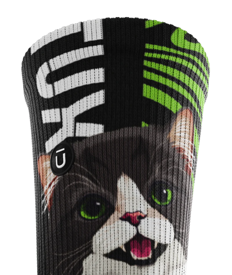 Persian Tuxedo Athletic Crew Socks - Image 8