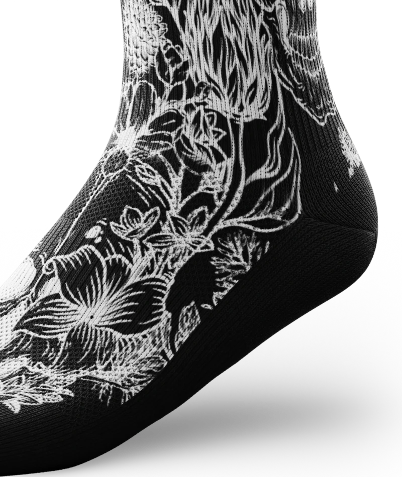 Positive Thoughts Athletic Knee High Compression Socks - Image 8