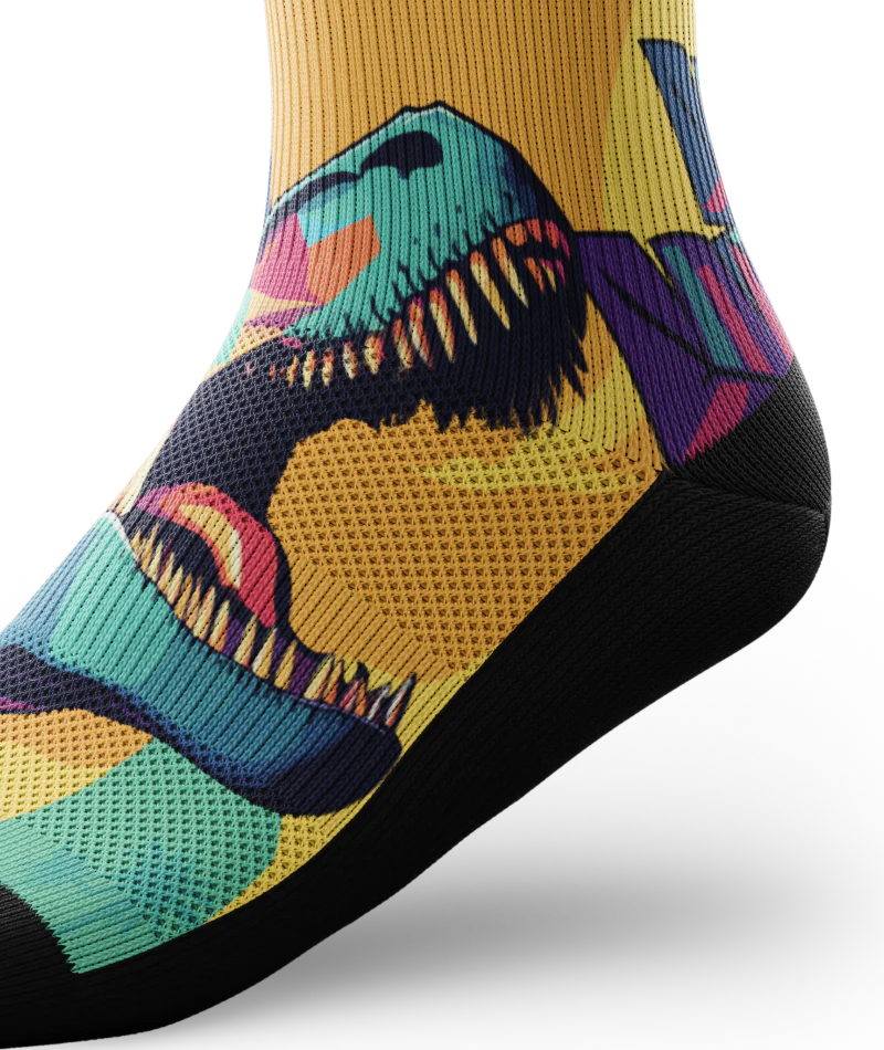 Prehistoric Athletic Knee High Compression Socks - Image 8