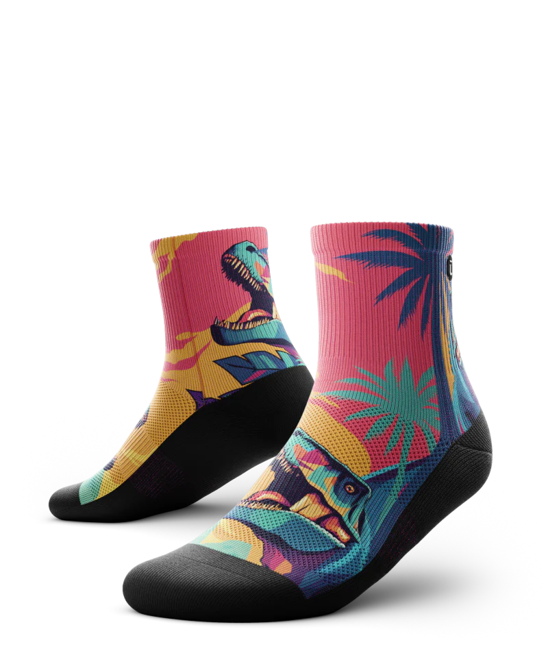 Prehistoric Athletic Quarter Socks - Image 2
