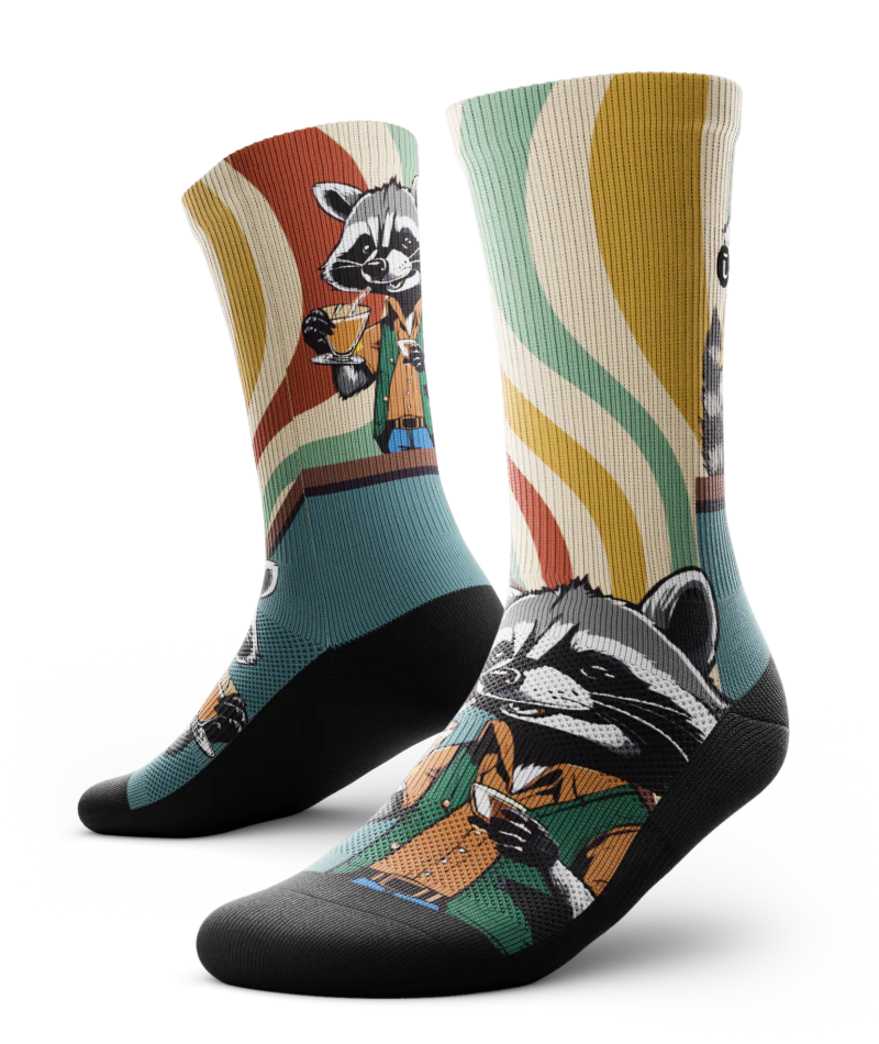 Racuccino Athletic Crew Socks - Image 2