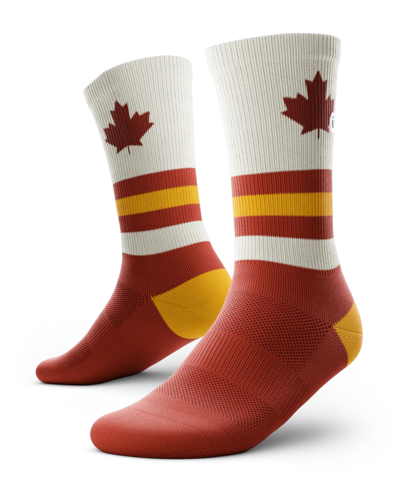Retro Canada Athletic Crew Socks