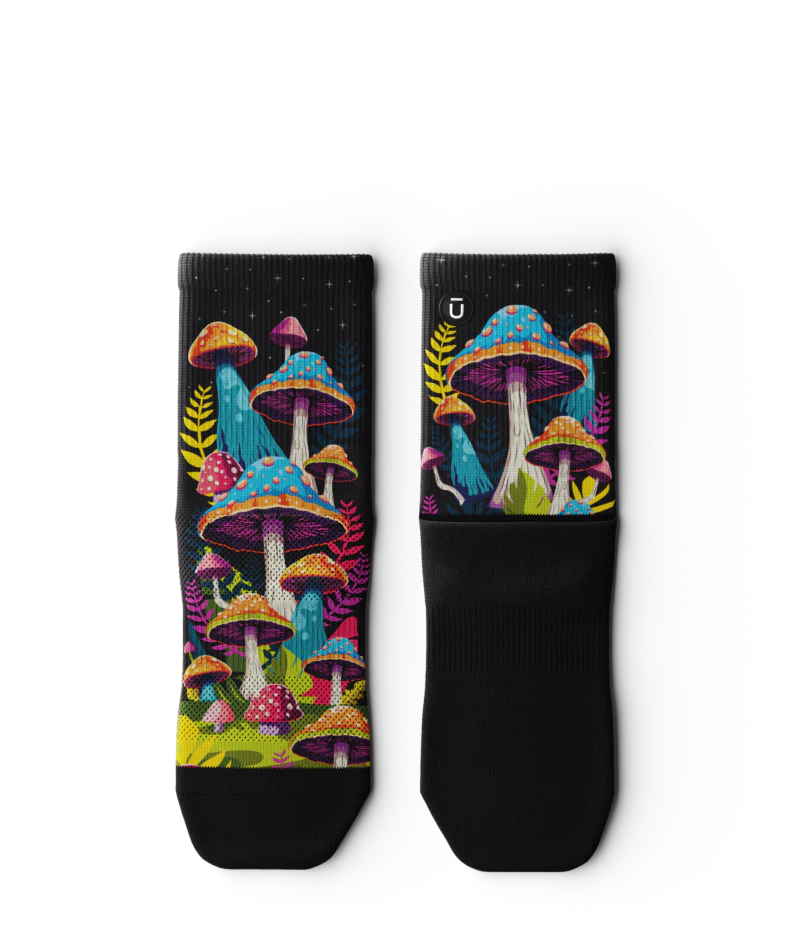 Shroomscape Athletic Quarter Socks