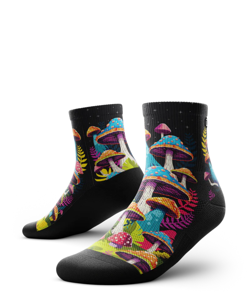 Shroomscape Athletic Quarter Socks - Image 2