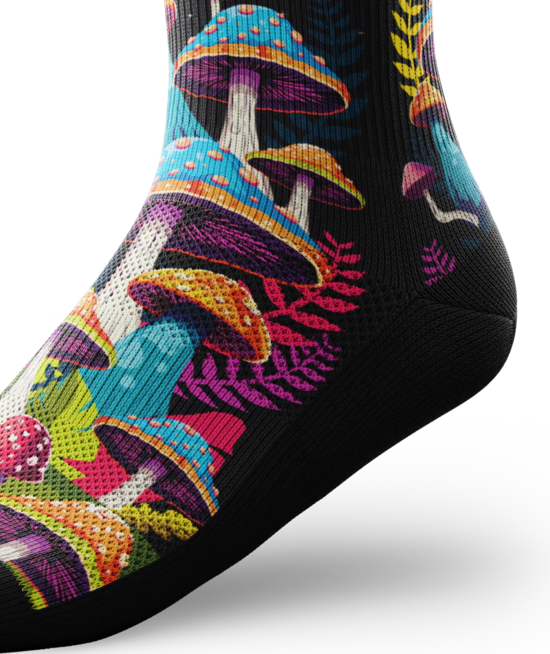 Shroomscape Athletic Quarter Socks - Image 5