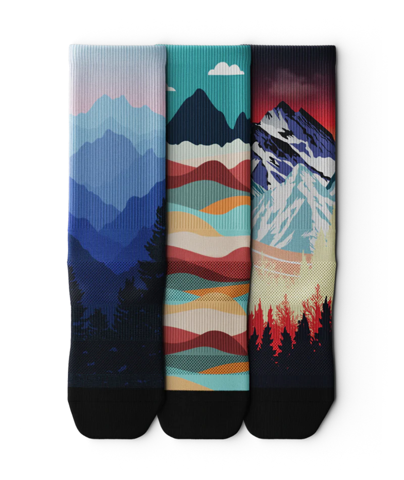 Sierra Athletic Crew Socks 3-Pack