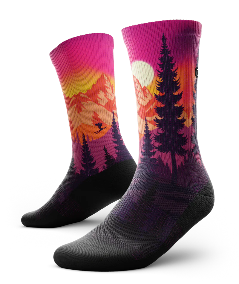 Ski's The Limit Athletic Crew Socks - Image 2
