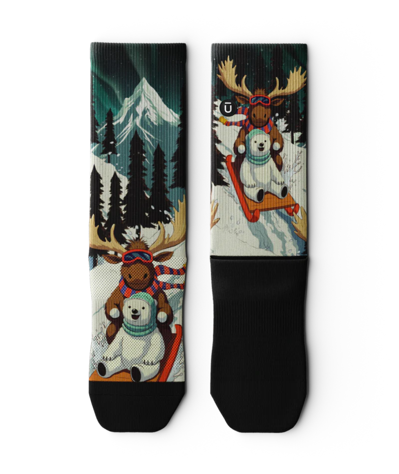 Sledventure Athletic Crew Socks