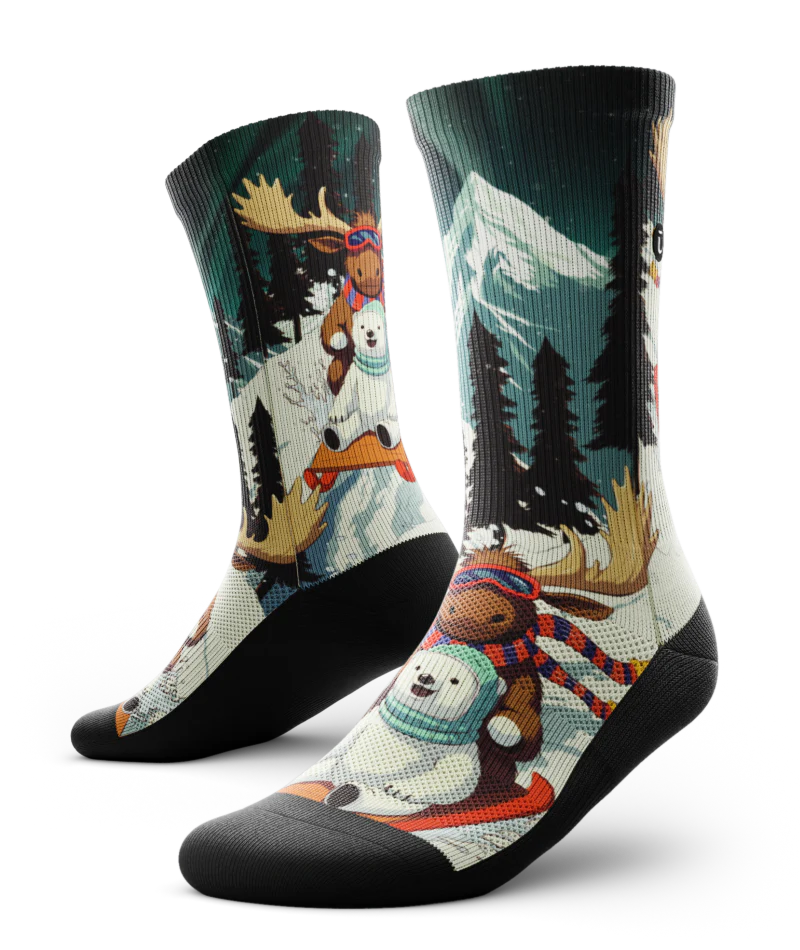 Sledventure Athletic Crew Socks - Image 2