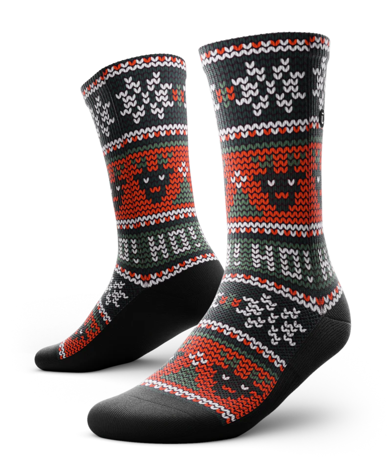 Snowflake Athletic Crew Socks - Image 2