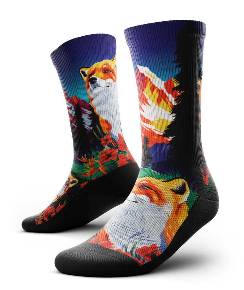Spirit Fox Athletic Crew Socks - Image 2