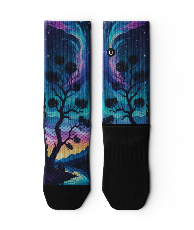 Star Gazer Athletic Crew Socks