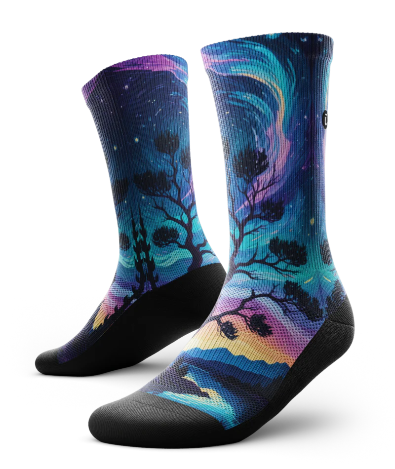Star Gazer Athletic Crew Socks - Image 2