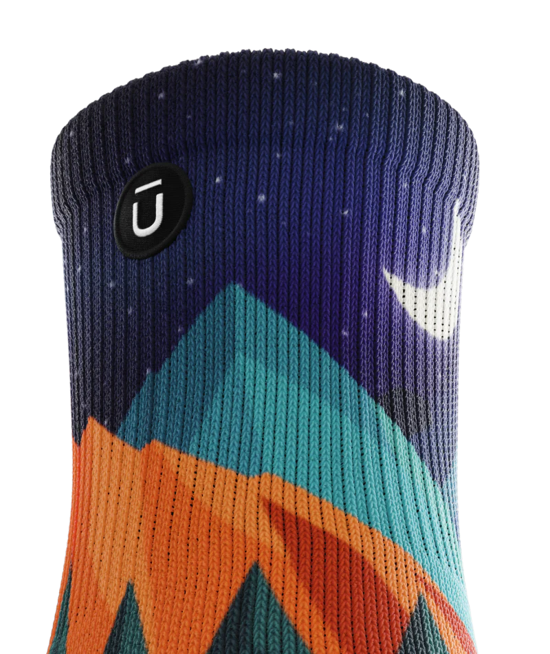 Starry Night Athletic Quarter Socks - Image 8