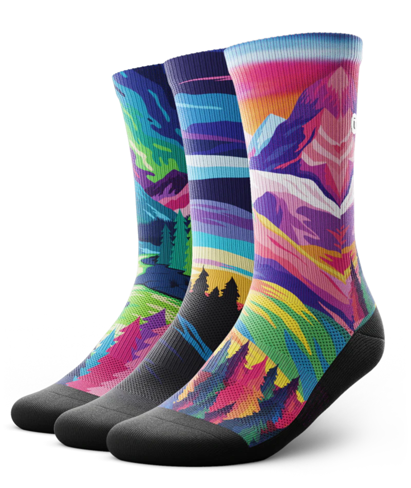 Stellar Realm Athletic Crew Socks 3-Pack - Image 2