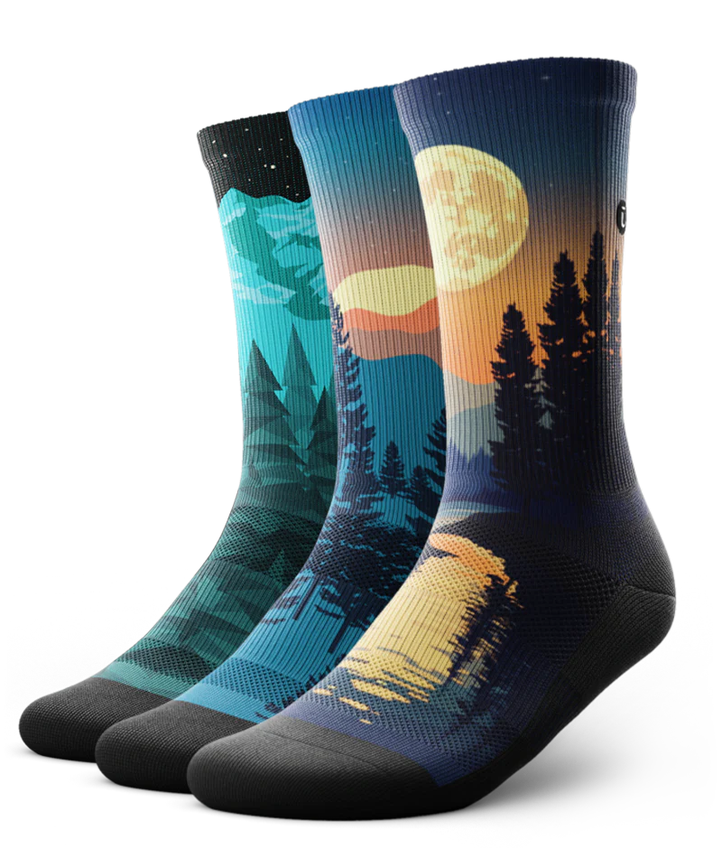 Stellar Ridge Athletic Crew Socks 3-Pack - Image 2