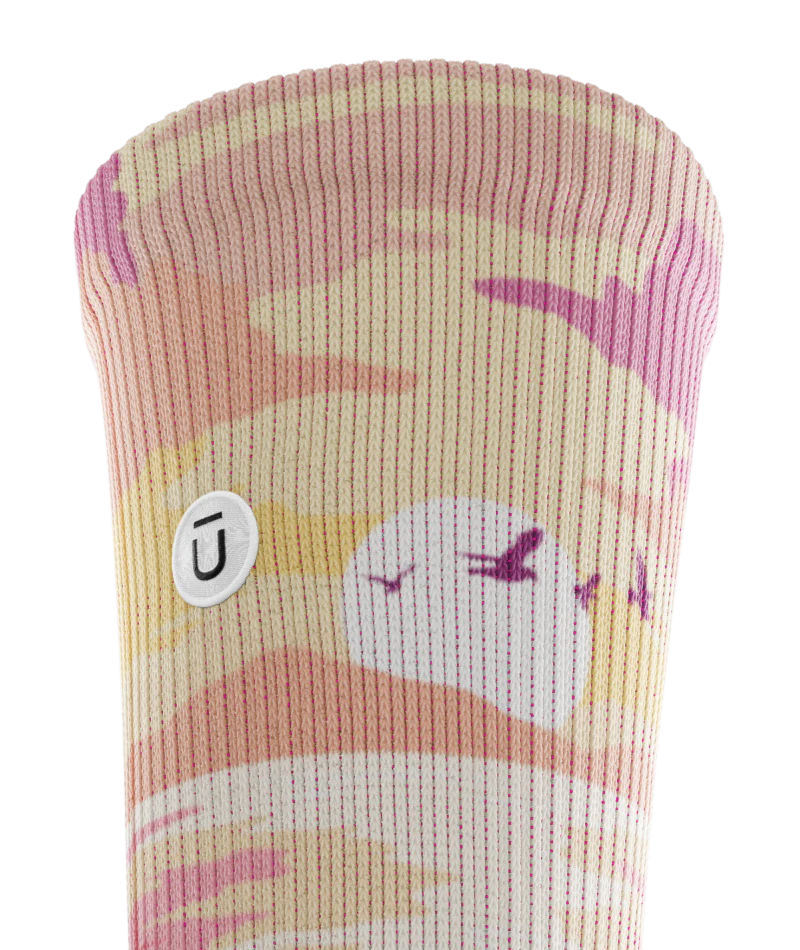 Sunkissed Waves Athletic Crew Socks - Image 8
