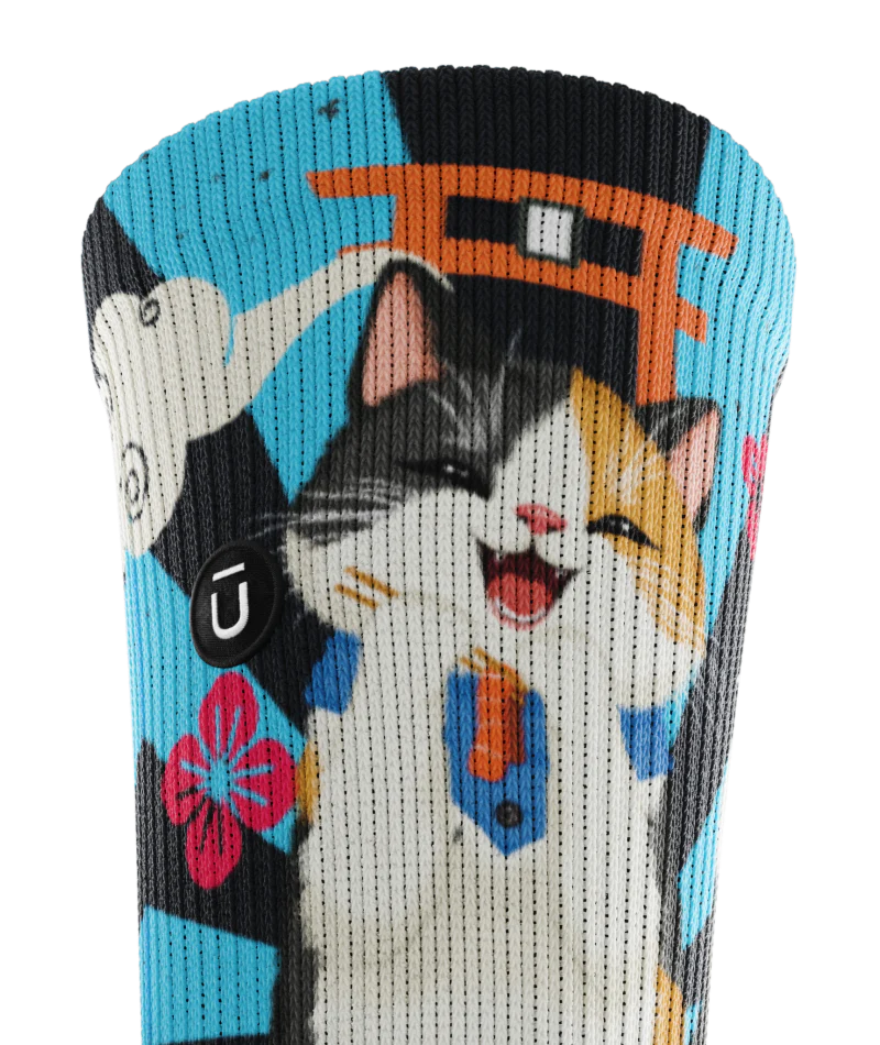 Sushi Purrfection Athletic Crew Socks - Image 8
