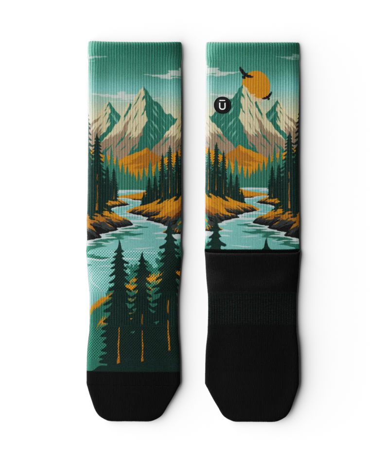 Terrapath Athletic Crew Socks