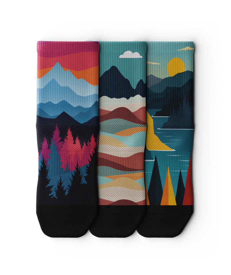 Timeless Trails Athletic Quarter Socks 3-Pack