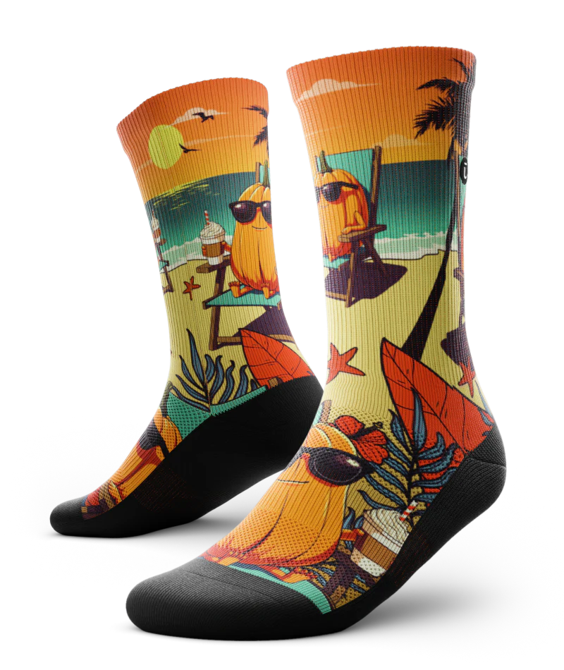 Too Gourd to be True Athletic Crew Socks - Image 2