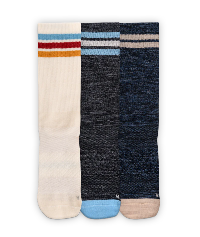 Trek Merino Wool Lite Crew Socks 3-Pack - Image 2