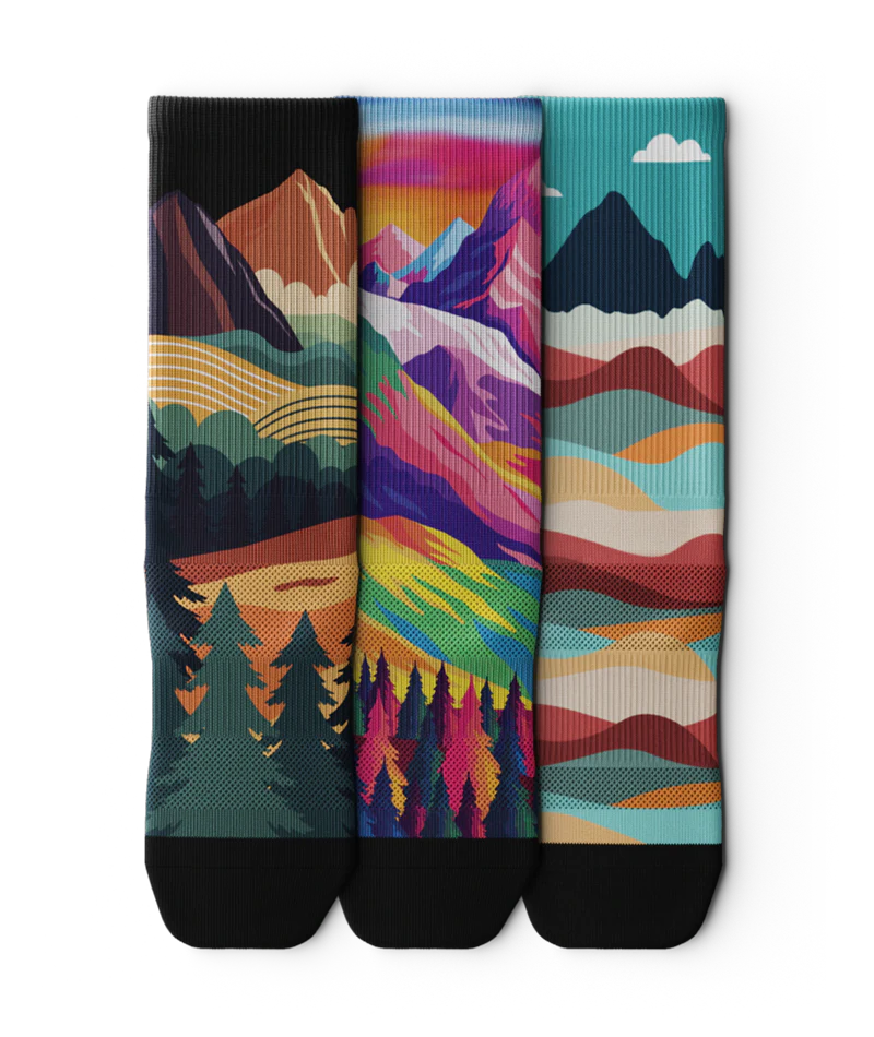 Vista Athletic Crew Socks 3-Pack