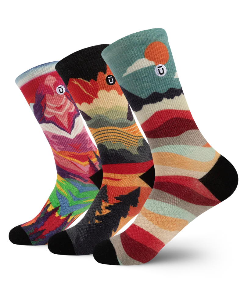 Vista Merino Wool Lite Crew Socks 3-Pack