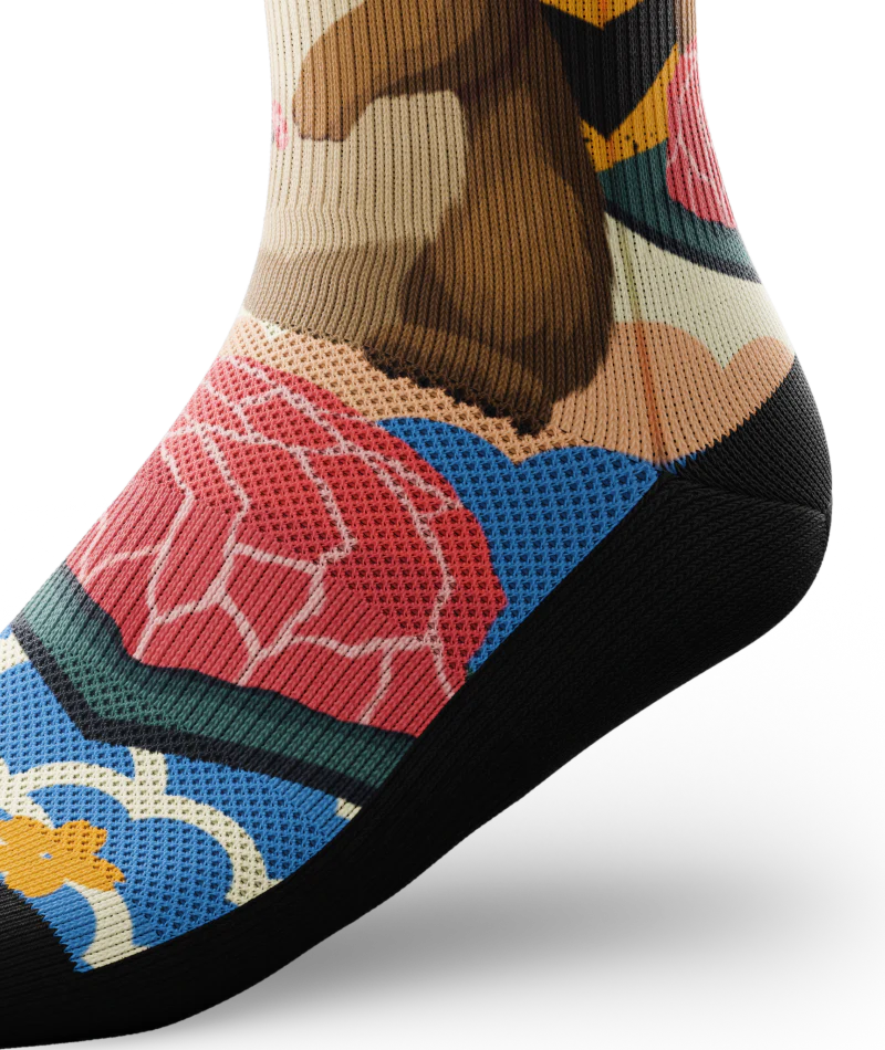 Wagyu Waddle Athletic Crew Socks - Image 7