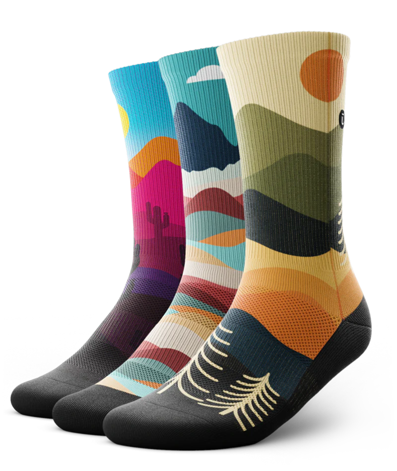 Wander State Athletic Crew Socks 3-Pack - Image 2