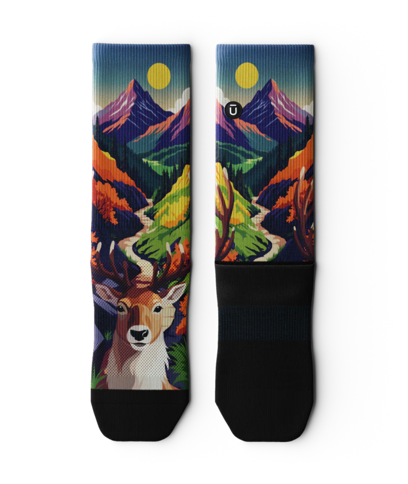 Where Trails Begin Athletic Crew Socks