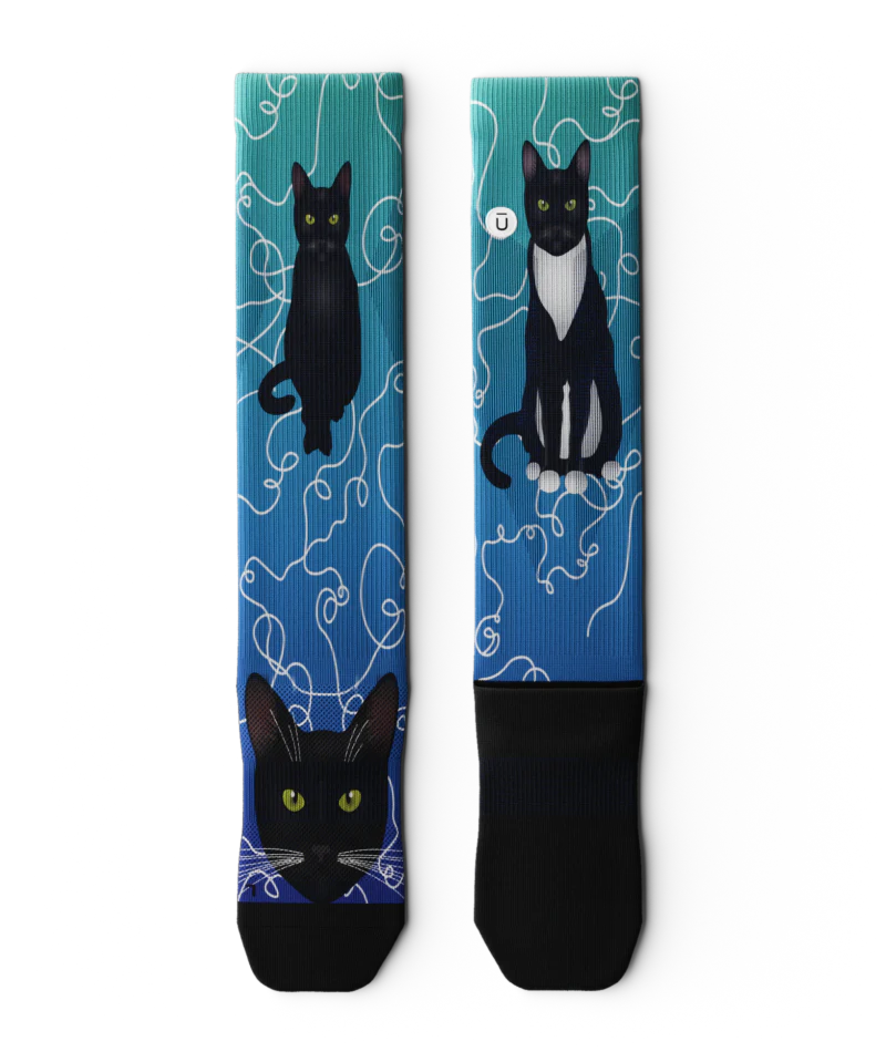 Whimsical Athletic Knee High Compression Socks 3-Pack - Image 5