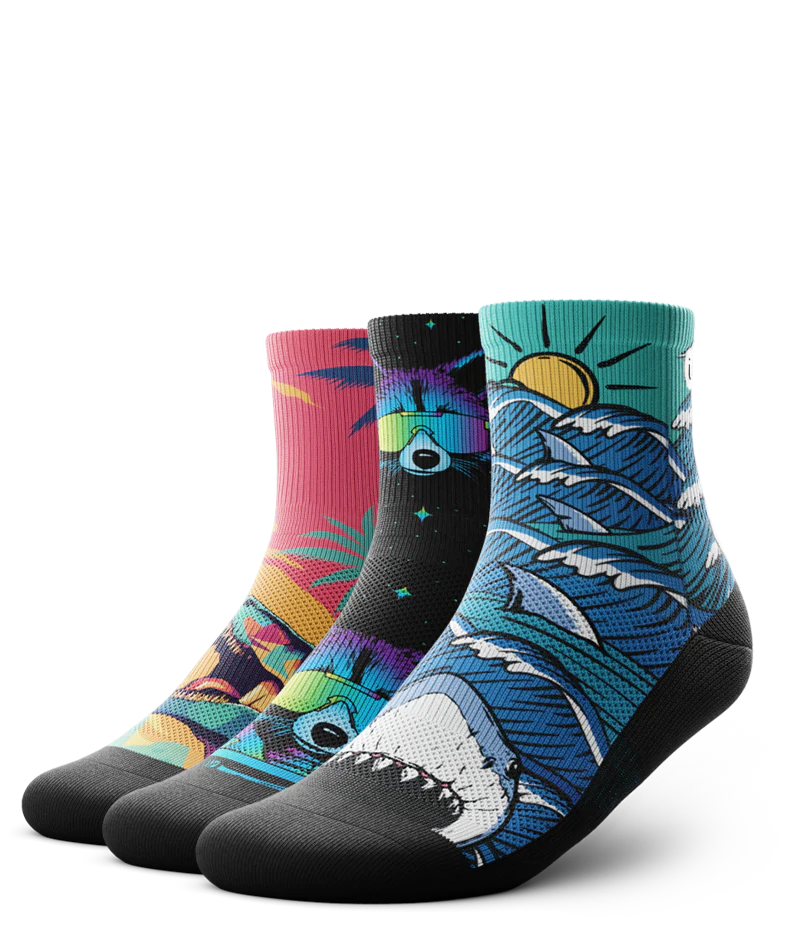 Wild Athletic Quarter Socks 3-Pack - Image 2