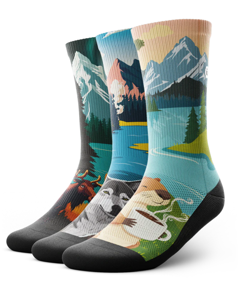 Wildlife Athletic Crew Socks 3-Pack - Image 2